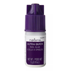 Nailene 3 X Pegamento De Uñas Postizas Ultra Rápido Nailene Manicure