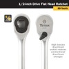 Titan 12178 3-Piece 90-Tooth Flat Head Ratchet Set