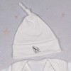 Azeeda 'Calligraphy Dove' Baby Beanie Hat (BH00030566) White