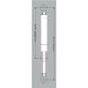 Suspa 14" 35 lbs. Gas Prop Strut Shock Suspa ®