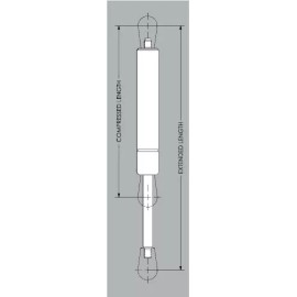 Suspa 14" 35 lbs. Gas Prop Strut Shock Suspa ® C16-10176 C1610176 (Set of 2)