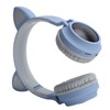 Cat Ear Headphone 3D LED Light Wireless Bluetooth 5.0 Foldable