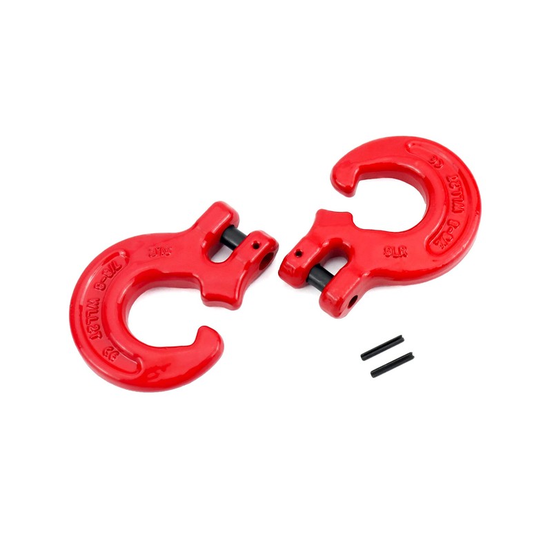 QWORK Chain Hook, 2 Pack 5/16" Logging Chain Choker Hook,