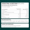 PRONAT | Keratina & Biotina 60 Cápsulas | Suplemento Alimenticio