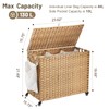 Laundry Hamper with Wheels, 52.8 Gallon(200L) Rolling Laundry Basket with