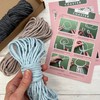 Bergin & Bath Macramé Kit Coasters. Learn to Make Three