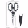 Kitchen Scissors - Premium Stainless Steel Kitchen Scissors, Ergonomic Soft