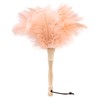MehelloFeather Ostrich Feather Duster 12 Inch Handheld Duster Supplies, Wooden