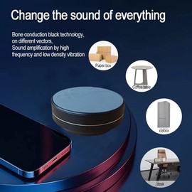 Wireless Resonance Speaker, Bluetooth 5.3, Bond condiction, Loud and Clear Shock Bass, for Indoor and Outdoors Can be Used Single or paired to Same Phone, Tablet, pc