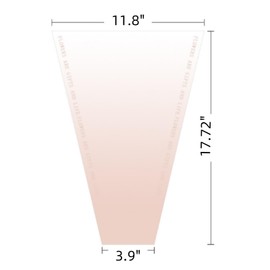 75Pcs Graduation Flower Bouquet Bags Flower Sleeves for Bouquets Rose Plastic Flower Wrapping Bags Floral Sleeves for Anniversary Wedding Birthday Gifts Florist Supplies, 3 Colors