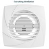 Low Profile Axial Bathroom Extractor Fan | Wall or Ceiling
