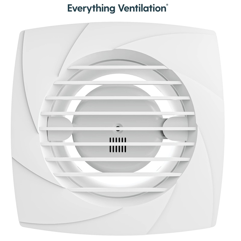 Low Profile Axial Bathroom Extractor Fan | Wall or Ceiling