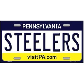 Smart Blonde Steelers Pennsylvania License Plate For All Cars or Trucks