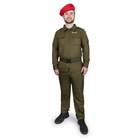 Dress Up America Israeli Soldier Costume for Adults - Army Uniform for Men