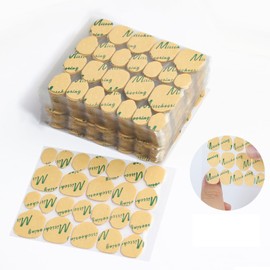 15 Sheets Press on Jelly Glue Waterproof Double Sided Strong Sticky 360 Pcs Breathable Transparent Tabs Ultra Thin Seamless Natural Fit Nails Adhesive Stickers for Nail Art (Large Size)