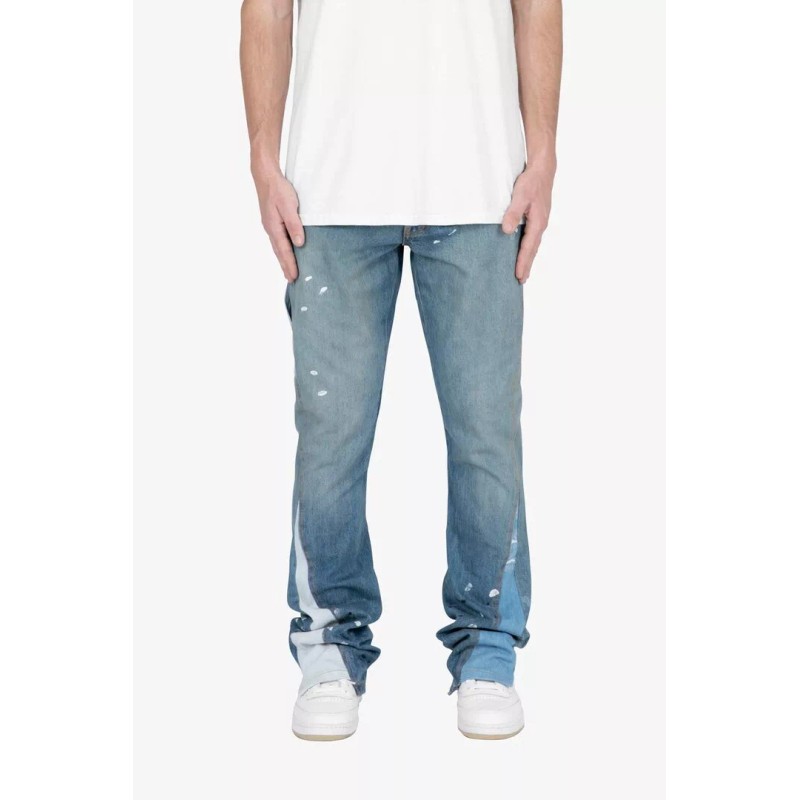 MNML Mens B425 Patch Flare denim size 33 Blue