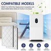 2 Pack HE601 H13 True HEPA Replacement Filter Compatible with
