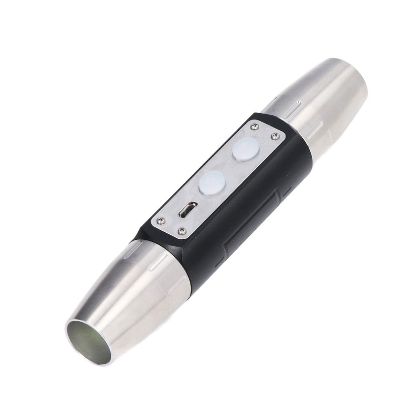 Identification Flashlight Super Bright USB Rechargeable Quad LEDs Portable Jade