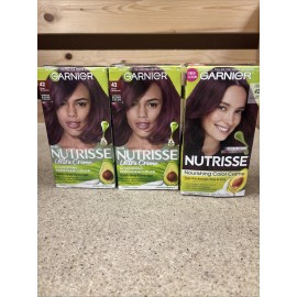 Garnier Lot of 3: Garnier Nutrisse 42 Deep Burgundy Hair Color Creme