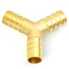 ERGAOBOY 5 Pcs 6mm Brass Hose Nozzle, 3 Way Y