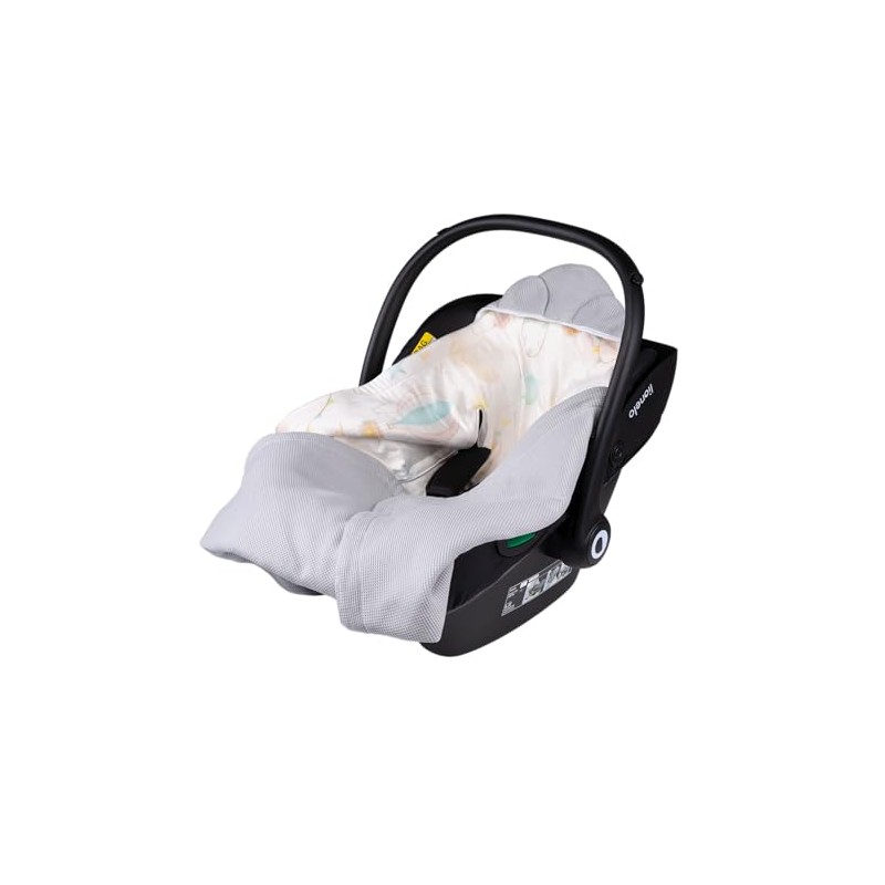 Lionelo Travel Swaddle Blanket, Warm Baby Blanket for Child Seat,