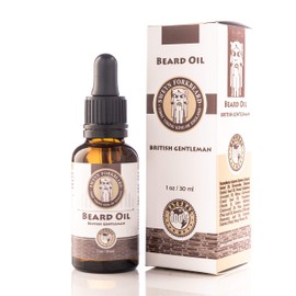 Beard Oil British Gentleman 100% Natural & Organic by Sweyn Forkbeard - A Beard Softener and Deep Conditioner For Men