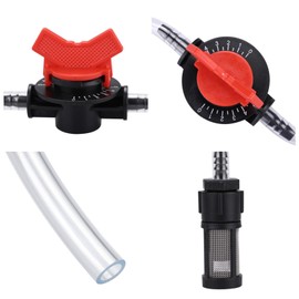 Aatraay Fertilizer Injector, Venturi Fertilizer Mixer Injectors Garden Irrigation Fertilizer Device Kit for Drip Irrigation G3 / 4 Fertilizer Injector Switch Filter Wate Tube Garden Device