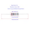 Aopin 20K Ohm Metal Oxide Resistor, ±5% Tolerance Precision 5
