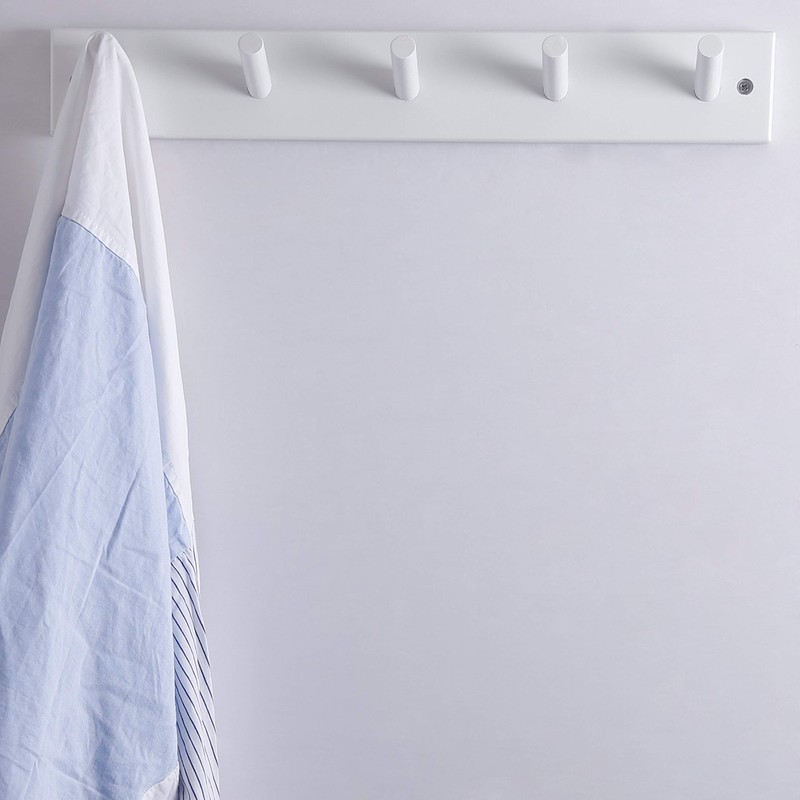 DSEAP Wall Mounted Coat Rack: 16-Inch Hole to Hole, 5