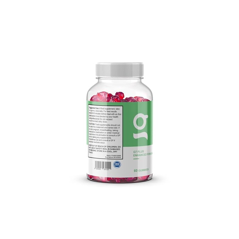 G7 Plus Enhanced Formula - 180 Gummies / 3 Monthly