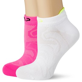 CMP women's ankle socks, Womens, Füßlinge, Bianco-Pink Fluo