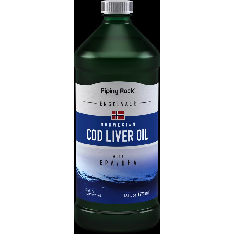 Piping Rock Cod Liver Oil Liquid | 16 oz |