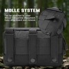 Tactical Molle Admin Pouch Multi-Purpose Modular Utility Tool Bag, Small
