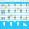Showave Kid's Deck Shoes Waterproof Rain Shoes for Boys and