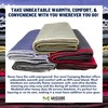 M MCGUIRE GEAR Heavy Duty Wool Blanket, Survival, Emergency, and