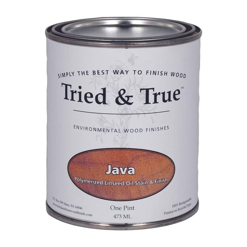 Tried & True Java Stain & Finish, Pint – Linseed