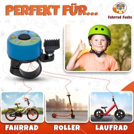 Children's Bicycle Bell - Excavator - Funny Bicycle Bell Children Boys Bicycle Bell Children's Bike, Bell Bicycle and Balance Bike - Rings Loud, Easy Assembly