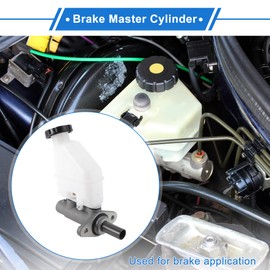 VekAuto Brake Master Cylinder with Reservoir No.585102P300 for Kia Sorento 2009-2012 Hydraulic Master Cylinder Silver Tone,White Aluminum Alloy,Plastic 1 Pc