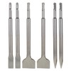 TINVHY 6-Pack SDS Plus Chisel Set, 40Cr Steel Concrete Drill