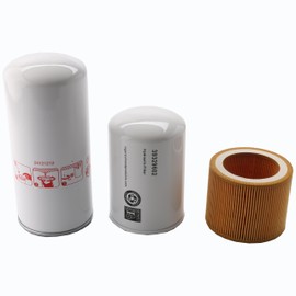 HLBTK Air Compressor Filter Kit 24121212 39329602 88171913 Replacement for SSR UP5/UP6/UP6-5/UP6-15C - Includes Oil Separator, Oil Filter & Air Filter