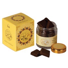 Dukhni Yemeni Oud Bakhoor | Arabic Incense | 40 Grams Jar | Handmade Oudh Bakhoor | Warm Floral Blend | Perfect for Prayer & Relaxation
