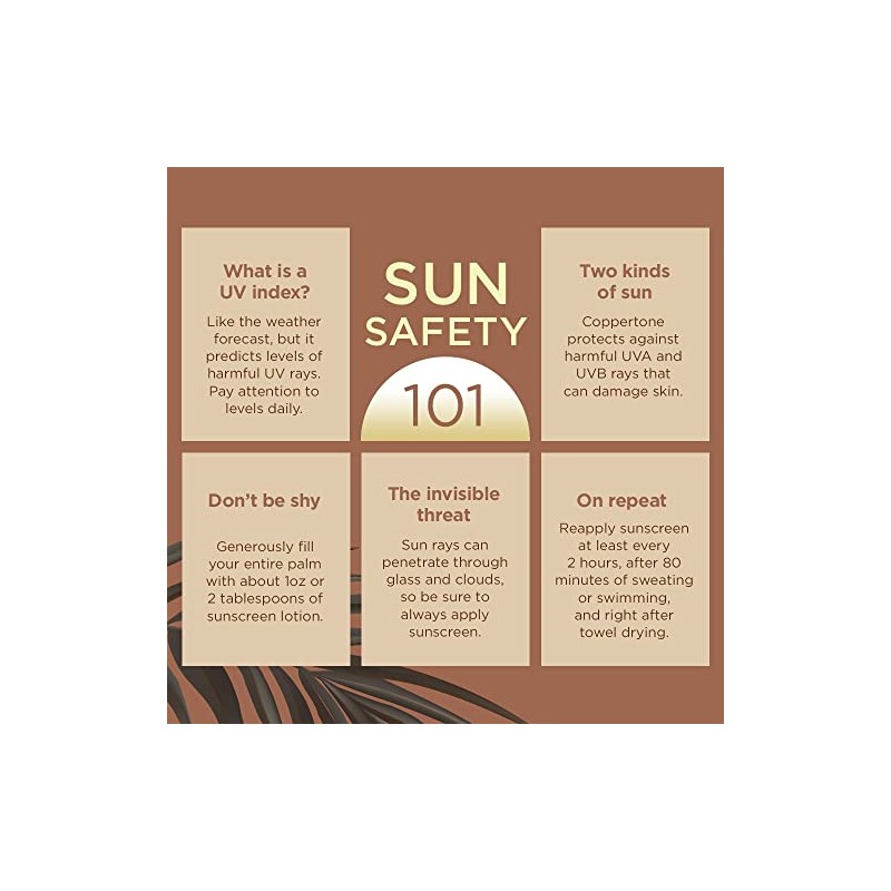Coppertone Tanning Sunscreen Lotion, SPF 8 Broad Spectrum Sunscreen, 8
