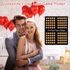 WEFINEST 100 Times Love Game Poster, 58 x 42 cm