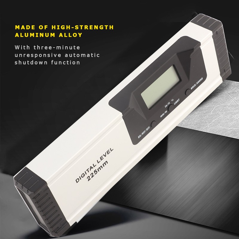 Digital Level Ruler 225mm Non Magnetic and Non Laser Aluminum