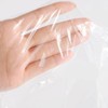 UKCOCO Disposable Plastic Face Pack Sheets, 200 Sheets, Transparent Sheet