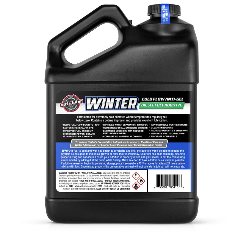 Opti-Lube Winter Formula Diesel Fuel Additive - 1 Gallon with