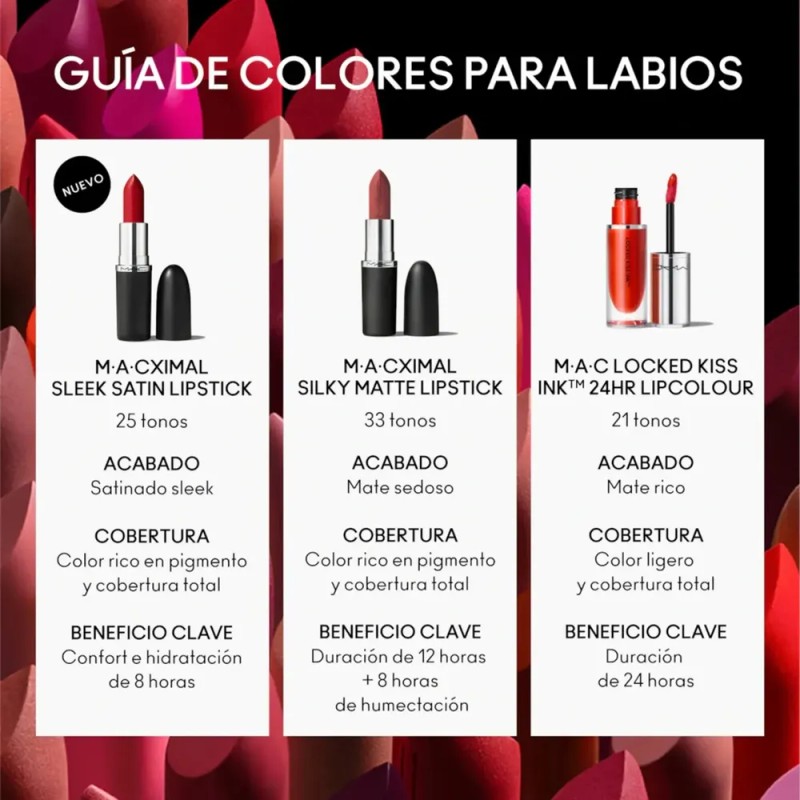 Labial MAC MACximal Sleek Satin | Brave | Satinado |