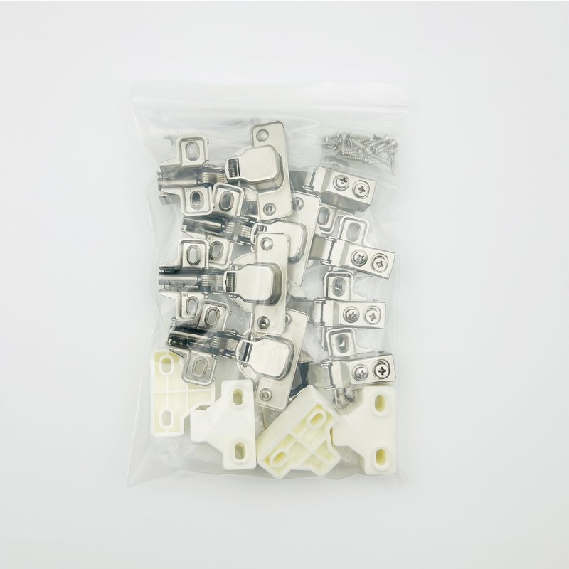 LIKERAINY 95Deg Inset Face Frame Hinge 35mm with Hydraulic Damper