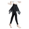 Rubitas Long Length Spats with Skirts, Leggings, Tights, Dance, Costume,