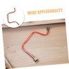 Gatuida 3Pcs Oil Air Compressor Aluminum Tube with Brass Valve